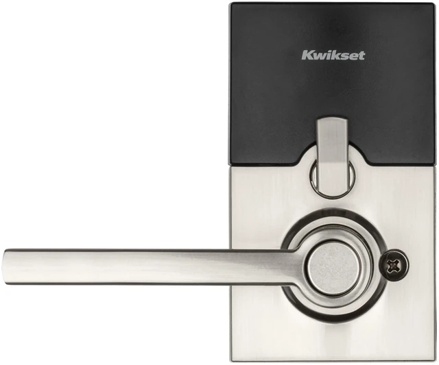 Alt view image 3 of 7 - 917HFL-15S Smartcode Keypad Electronic with Halifax Lever SmartKey with 6AL Latch and RCS Strike Satin Nickel Finish