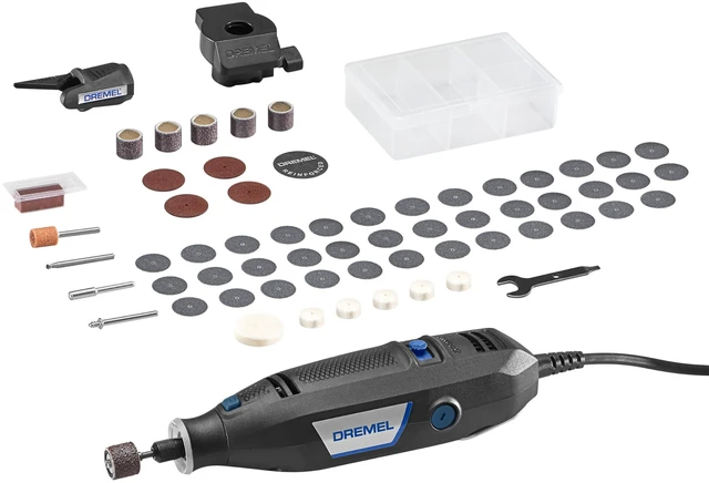 Main image of 3100-2/60 Rotary Tool Kit with 2 Attachments and 60 Accessories 2 Attachments, 60 Accessories, Variable Speed, 1.2 Amp Motor, Compatible with all Tool Accessories