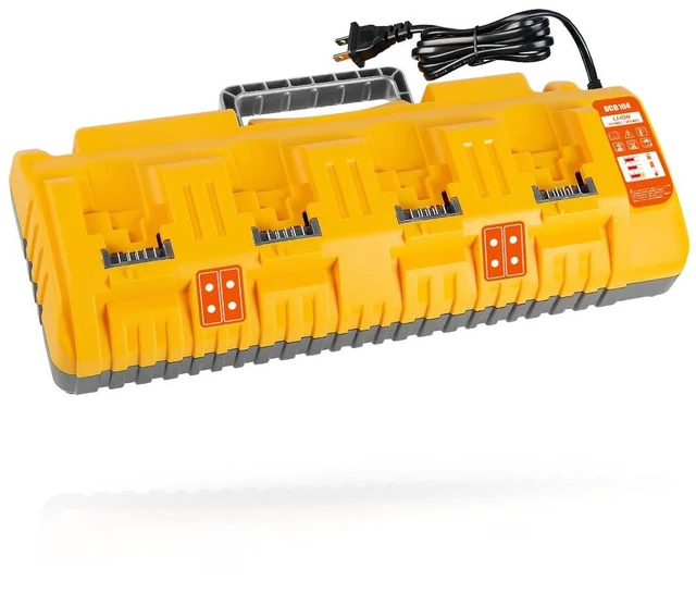 Main image of DCB104 Replacement for Dewalt Battery Charger Station 20V,Compatible with Dewalt 12V 20V Max Lithium Battery DCB120 DCB127 DCB112 DCB115 DCB118 DCB107 DCB105 DCB102(Orange)