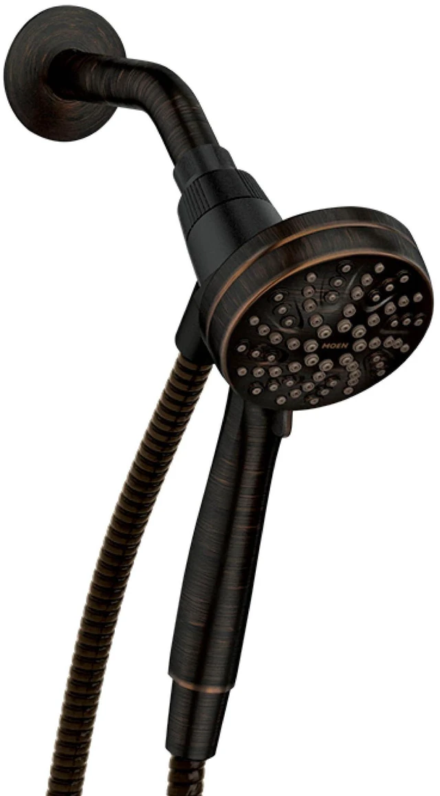 Main image of Engage Magnetix Mediterranean Bronze 3.5-Inch Six-Function Detachable Handheld Showerhead with Magnetic Docking System, 26100BRB
