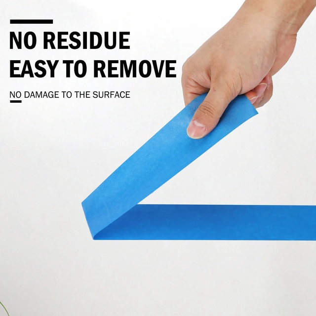 Alt view image 3 of 7 - 20 Rolls Blue Painters Tape 2 inch Wide Bulk Paint Masking Tape 55 Yds