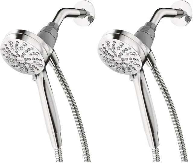 Main image of Engage Magnetix Shower Head with Handheld Sprayer,6 Handheld Shower Head Spray Functions,Chrome Finish,26100EP,(Pack of 2)