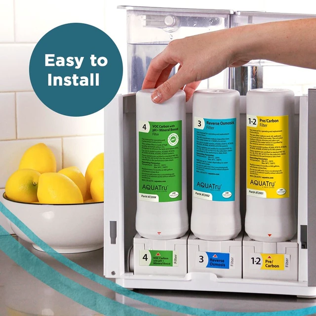 Alt view image 6 of 7 - AquaTru Reverse Osmosis Filter (Stage 3) Compatible with AquaTru Classic, Classic Smart & Under Sink Purifier Models