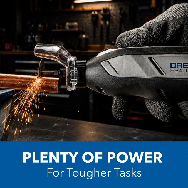 Alt view image 2 of 7 - 8240-5 12V Cordless Rotary Tool Kit with Tool Fabric Carry Bag Comfort Grip, Variable Speed, Includes 2AH Battery Pack, Charger, 5 Rotary Tool Accessories, Wrench & Carry Bag