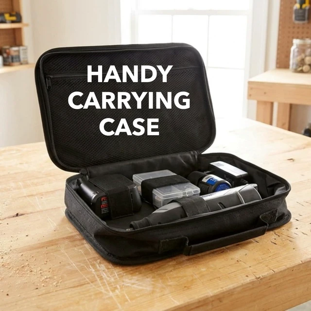 Alt view image 7 of 7 - 8240-5 12V Cordless Rotary Tool Kit with Tool Fabric Carry Bag Comfort Grip, Variable Speed, Includes 2AH Battery Pack, Charger, 5 Rotary Tool Accessories, Wrench & Carry Bag