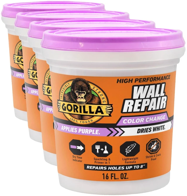 Main image of High Performance Wall Repair, Tub, Color Change Formula 16 Ounce (Pack of 4)