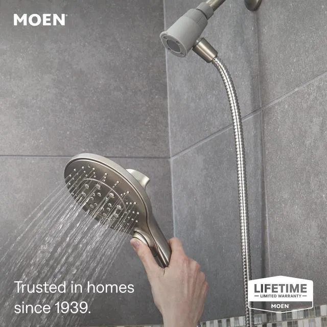 Alt view image 2 of 7 - Engage Spot Resist Brushed Nickel Handheld Showerhead