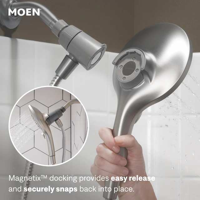 Alt view image 4 of 7 - Engage Spot Resist Brushed Nickel Handheld Showerhead