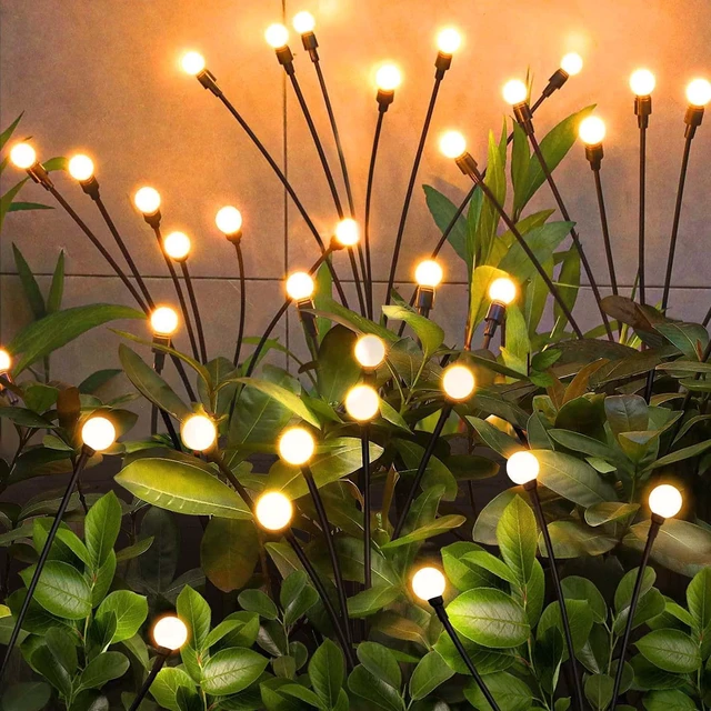 Main image of Solar Lights Outdoor 8 Pack of 68 LEDs Swaying Firefly Garden Decor Waterproof Solar Garden Lights for Yard Pathway Patio, Swaying Lawn Decor as Gardening Gifts for Women,Christmas Decor