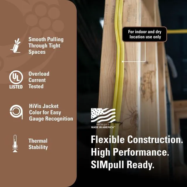 Alt view image 3 of 7 - Romex Brand Simpull Solid Indoor 12/2 W/G NMB Cable 50ft coil - SW# 28828222