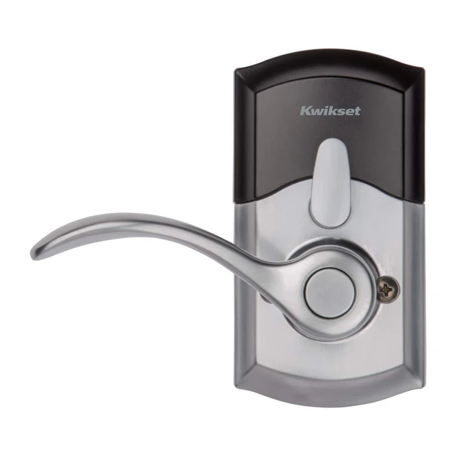Alt view image 3 of 7 - 955PML-26DS Pembroke Lever Commercial Grade Electronic Smartcode Lever Lock with SmartKey Satin Chrome Finish