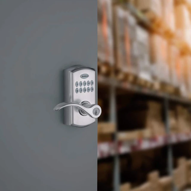 Alt view image 5 of 7 - 955PML-26DS Pembroke Lever Commercial Grade Electronic Smartcode Lever Lock with SmartKey Satin Chrome Finish
