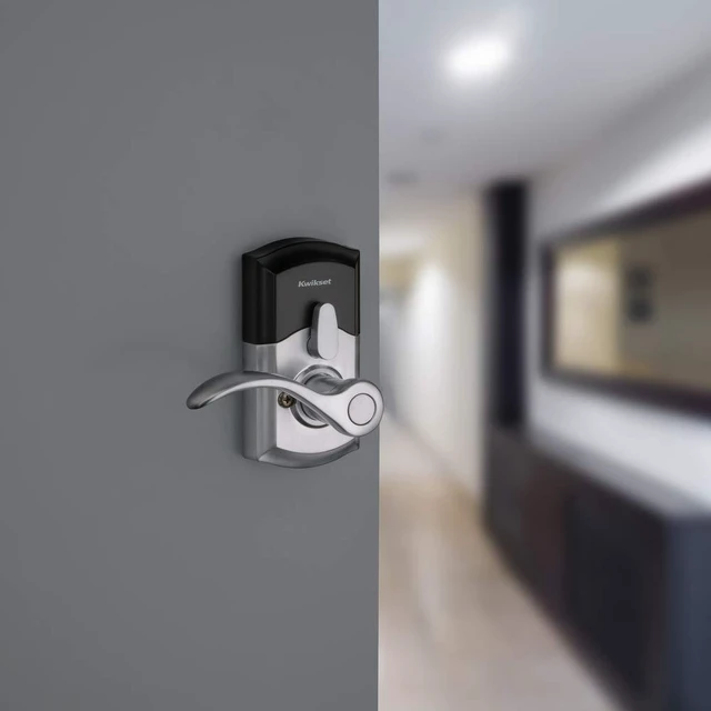 Alt view image 6 of 7 - 955PML-26DS Pembroke Lever Commercial Grade Electronic Smartcode Lever Lock with SmartKey Satin Chrome Finish