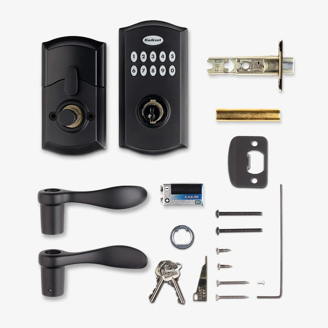 Alt view image 7 of 7 - 955PML-26DS Pembroke Lever Commercial Grade Electronic Smartcode Lever Lock with SmartKey Satin Chrome Finish