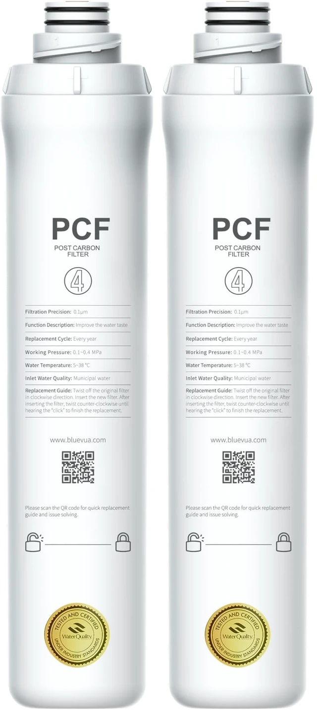Main image of Official ROPOT PCF Filter, Replacement for RO100ROPOT, 1-year -4th Stage (Pack of 2)