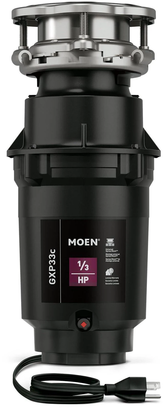 Main image of GXP33C Lite Series PRO Compact Garbage Disposal Power Cord