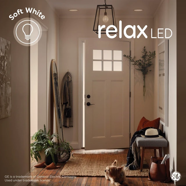 Alt view image 3 of 7 - Relax HD LED Light Bulbs, A19 Soft White Light Bulbs, 24 Pack Dimmable LED Bulbs for Bedrooms, Family Rooms, Dining Rooms, and Entryways, 60-Watt Equivalent - Energy Efficient