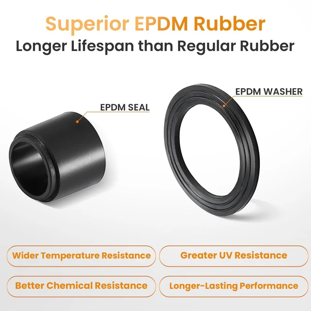 Alt view image 4 of 7 - 50pcs 3/4" NPT Cable Gland Waterproof IP68 Nylon Cable Pass Through Cord Grip Connector Strain Relief Wire Grommet