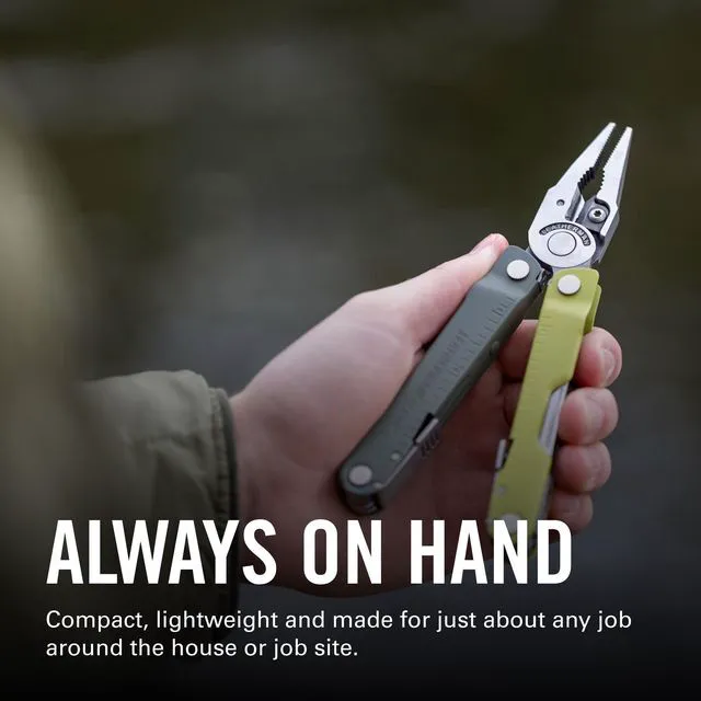 Alt view image 5 of 7 - Rebar Multi-Tool, Replaceable Wire Cutters and Saw, Mossy Slate Full-Size Pliers, Replaceable Wire Cutters, Saw & Scissors for EDC & Work
