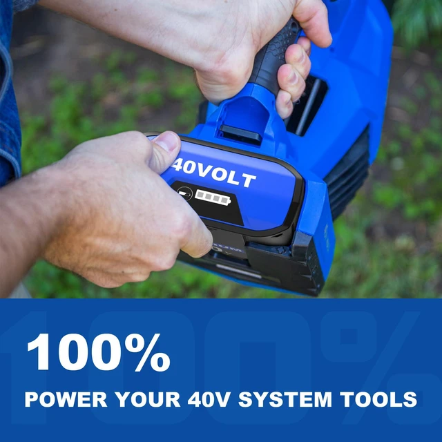 Alt view image 5 of 7 - 40V 4000Mah Battery Replacement for Kobalt 40V 4.0ah Rechargeable Lithium Ion Cordless Power Equipment Battery,Compatible with All Kobalt 40V max Team Tools