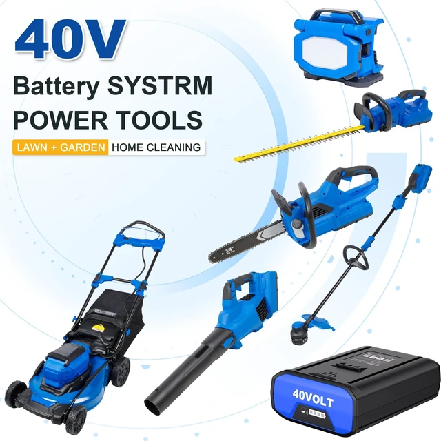 Alt view image 6 of 7 - 40V 4000Mah Battery Replacement for Kobalt 40V 4.0ah Rechargeable Lithium Ion Cordless Power Equipment Battery,Compatible with All Kobalt 40V max Team Tools