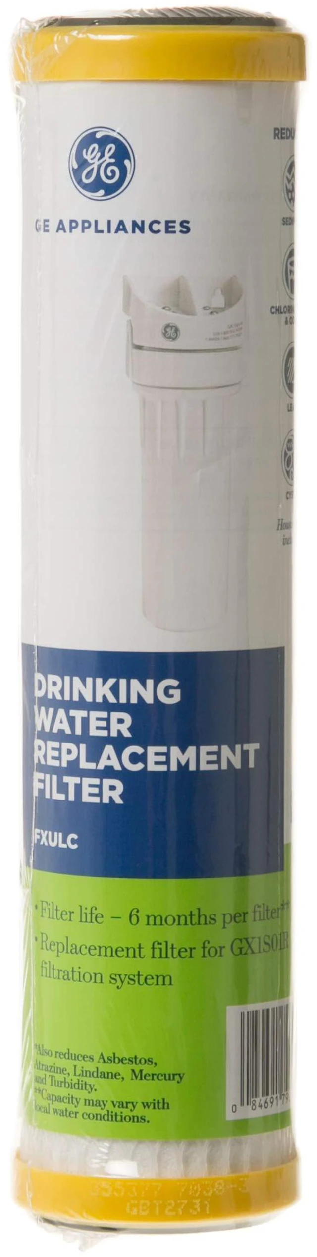 Alt view image 4 of 6 - Advanced Single Sta Drinking Water System Replacement Filter, Fits GX1S01R Under Sink Filtration System, Replace Every 6 Months, FXULC 1 Count(Pack of 3)
