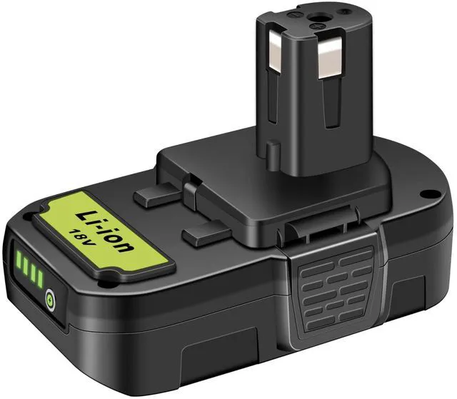Alt view image 6 of 7 - 2Pack P103 3.0Ah Replacement for Ryobi 18V Battery and Charger Combo Compatible with Ryobi 18V ONE+ Cordless Tools