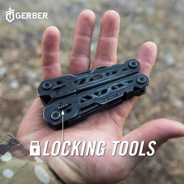 Alt view image 4 of 7 - Truss 17-in-1 EDC Multitool Pliers, Pocket Knife with Sheath, Black Compact EDC multitool, needle nose pliers, pocket knife, 17 tools, gifts for men, includes standard sheath