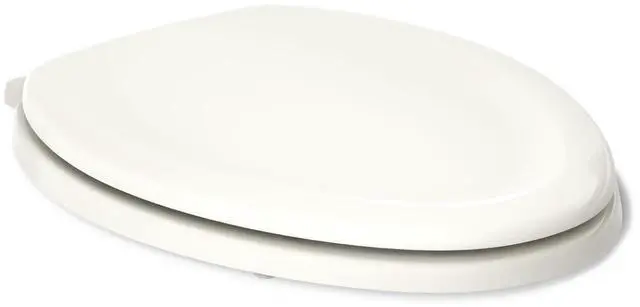 Alt view image 7 of 7 - Stonewood Quiet-Close, Elongated Toilet Seat Soft Close, Durable Wood, Easy Installation, Universal Fit, Home Essentials, Biscuit Finish, K-20466-96