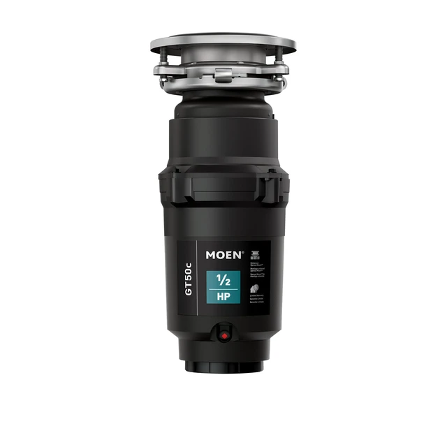 Alt view image 3 of 7 - Prep Series Disposer 1/2 Horsepower Continuous Feed Garbage Disposal featuring Fast Track Technology, Power Cord Included, GT50C
