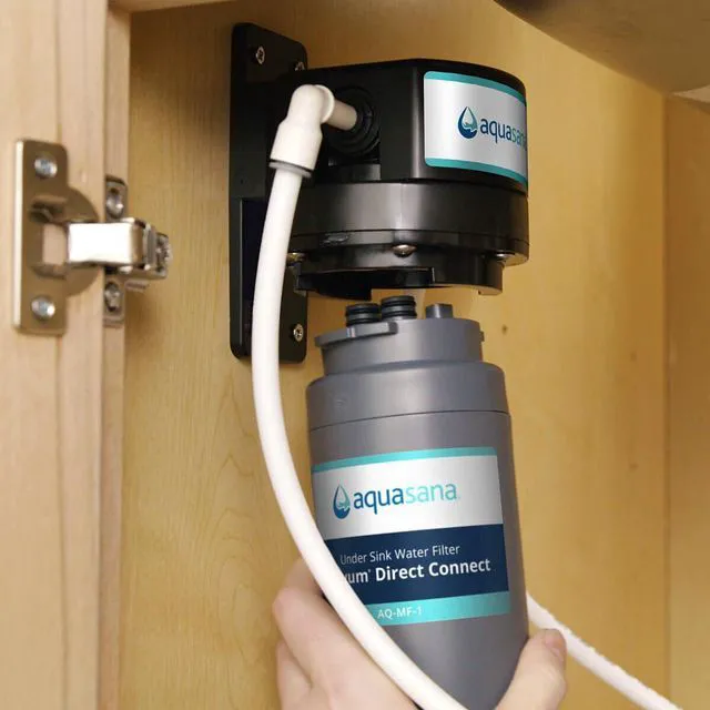 Alt view image 6 of 7 - AQ-MF-1-R Replacement Filter | Claryum Direct Connect For AQ-MF-1 Under Sink System | WQA Certified | Reduces 99% of 78 Contaminants | Easy Filter Changes | 6-Month Filter