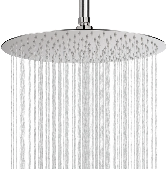 Main image of Rain Shower Head, Ultra-Thin Design-Pressure Boosting, Awesome Some Experience, High Flow Stainless Steel Rainfall Head (16 Inch, Brushed Nickel)
