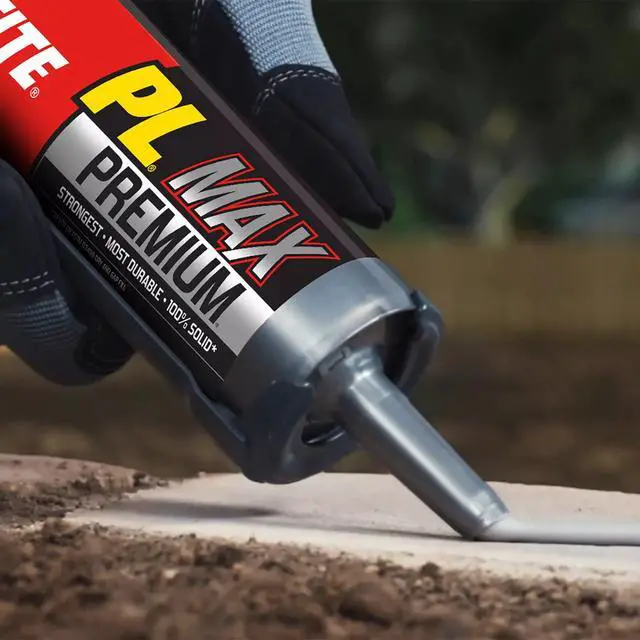 Alt view image 7 of 7 - PL Premium Max Construction Adhesive, 9 fl oz Cartridge, 6 Pack - Versatile Construction Glue for Wood, Concrete, Stone & More