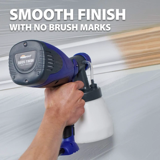 Alt view image 4 of 7 - Quick Finish HVLP Paint Sprayer for Crafts and DIY Projects Compact HVLP spray gun is designed for crafts, furniture and smaller finishing projects
