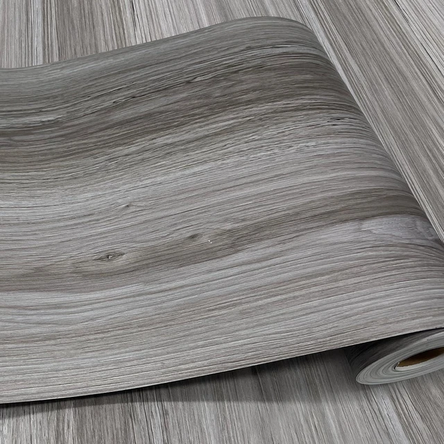 Main image of Woodgrain Vinyl Floor Roll, 11.8" x 590", QuickApply Peel & Stick Cover 49 Sq.ft, Soft woodlook finish, Long rolls reduce seams, Work on many surfaces, Nonslip texture, Waterproof, Easy cut