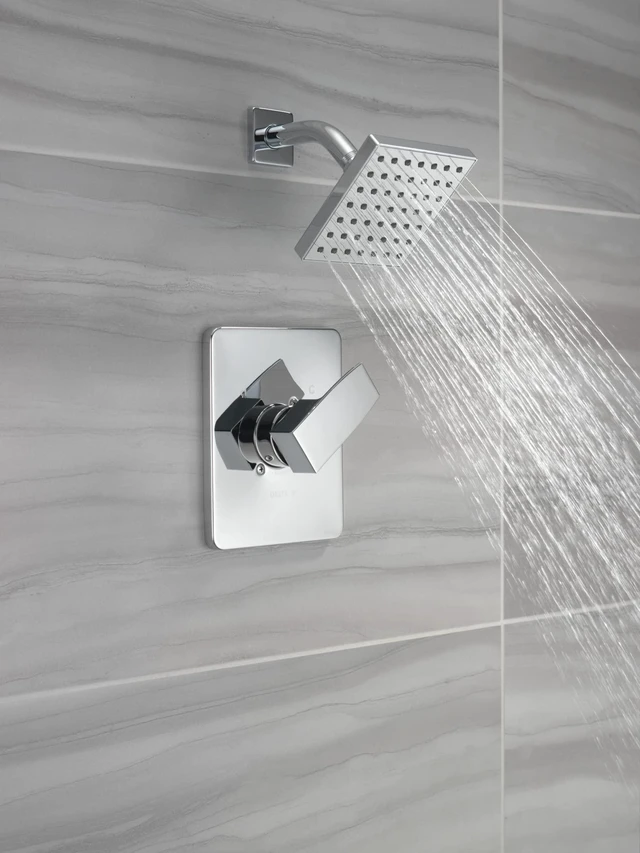 Alt view image 2 of 7 - Modern 14 Series Shower Faucet Set, Chrome Shower Head and Handle Set, Valve Trim Kit, Chrome T14267-PP (Valve Not Included)