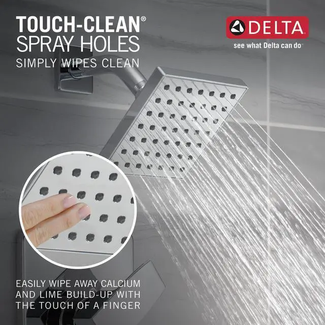 Alt view image 5 of 7 - Modern 14 Series Shower Faucet Set, Chrome Shower Head and Handle Set, Valve Trim Kit, Chrome T14267-PP (Valve Not Included)