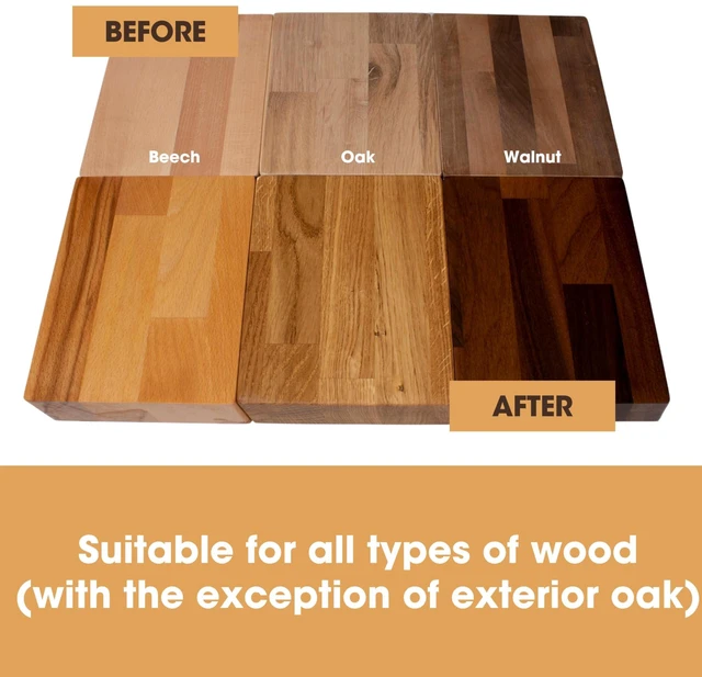 Alt view image 5 of 7 - Boiled Linseed Oil for Wood 5L / 169 Fl Oz - Premium Oil to Enhance, Seal & Protect the Natural Beauty of Oak, Pine & Other Wood with a Glossy Finish