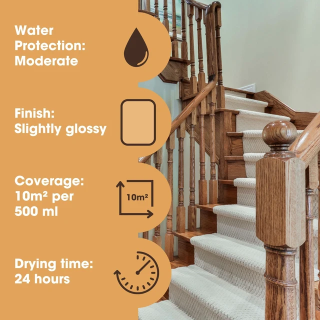 Alt view image 6 of 7 - Boiled Linseed Oil for Wood 5L / 169 Fl Oz - Premium Oil to Enhance, Seal & Protect the Natural Beauty of Oak, Pine & Other Wood with a Glossy Finish