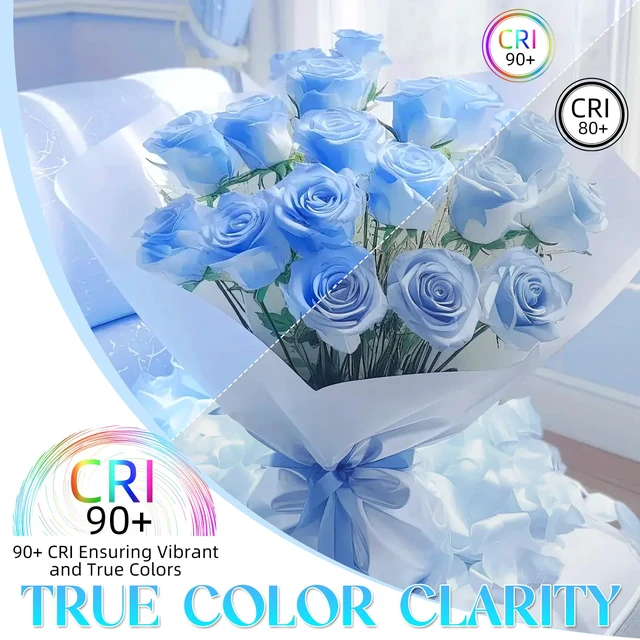 Alt view image 6 of 7 - E12 LED Bulb, Chandelier Light Bulbs, Candle Bulb, 5000K Daylight 48 Pack, 5000K Daylight Candelabra Light Bulbs, Non-Dimmable LED E12 B10 Bulb, 40 watt Equivalent, 90+CRI, 400LM, Clear Glass