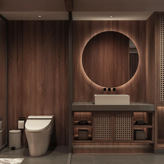 Alt view image 7 of 7 - Large Walnut Wood Contact Paper 48x118 inch Peel and Stick Wood Grain Wallpaper Self-Adhesive Wooden Look Decorative Wallpaper Removable Countertop Vinyl Wrap for Drawer Liner Cabinets Walls