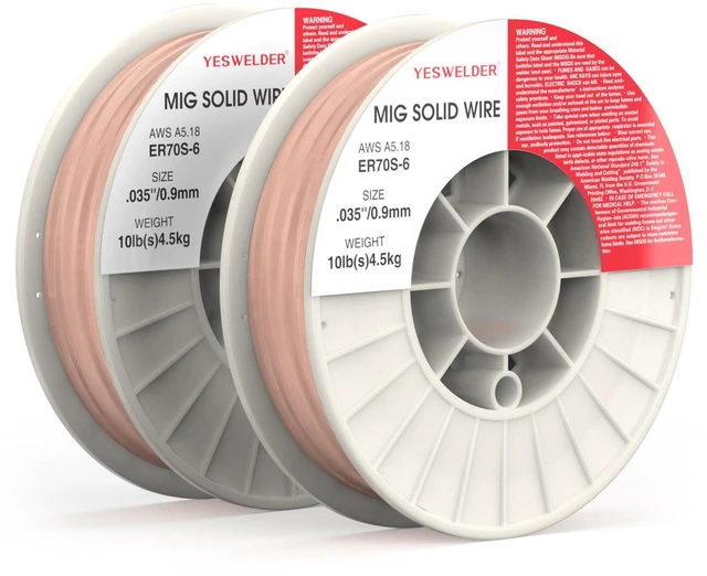 Main image of MIG Welding Wire, ER70S-6 Carbon Steel MIG Solid Wire solid-wire spool, gas-shielded welding applications