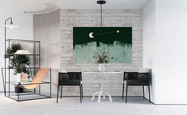 Alt view image 5 of 7 - Heroad Contact Paper Peel and Stick Wallpaper Wood Grain Contact Paper for Cabinets Countertop Waterproof Removable Wallpaper Self Adhesive Decorative Shiplap Papel Tapiz para Pared 17.7''x78.7''