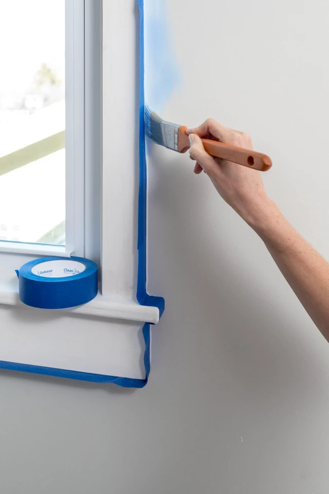 Alt view image 5 of 7 - Clean Release Blue Painters Tape, Masking Tape for Paint Projects, 1.5 in (1.41 in x 60 yd) 16-Pack, 284373