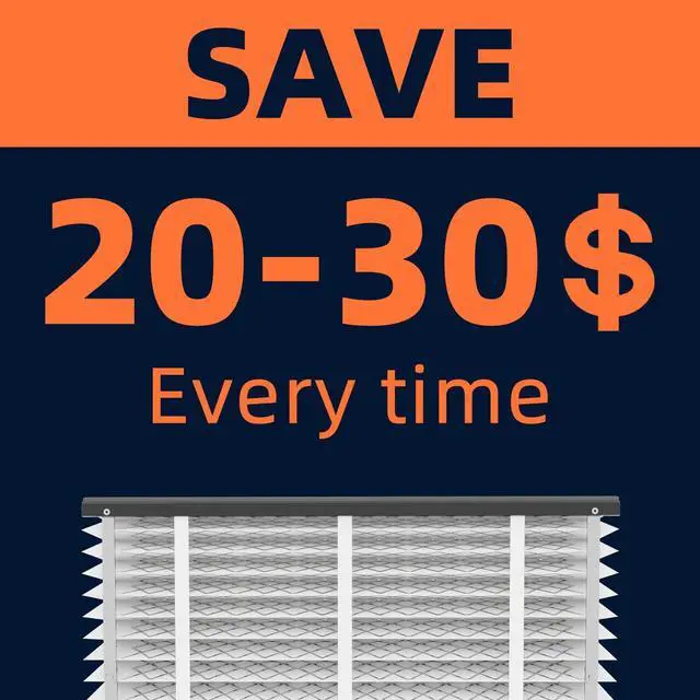 Alt view image 2 of 7 - 2 Pack 210 Replacement Air Filter, MERV 11,Actual Size: 20.47"x25.6"x3.94", Nominal Size: 20''x25''x4'', HVAC Furnace Filter, Compatible with AprilAire Models 1210, 1620, 2210, 2216, 3210, 4200