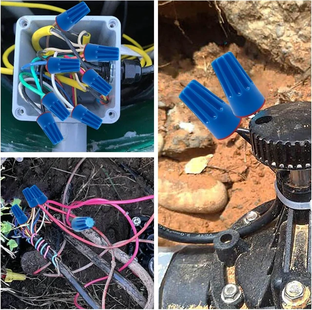 Alt view image 5 of 5 - Waterproof Landscape Wire Connectors Small 500 PCs UL Listed,Waterproof Electrical Splice kit Wire Connectors Nuts Best for Outdoor Landscape Lighting