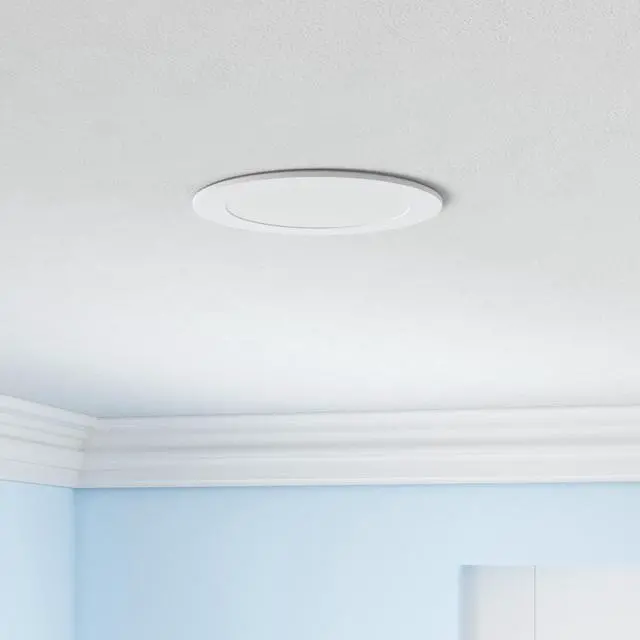 Alt view image 2 of 7 - 16 Pack 6 Inch LED Recessed Ceiling Light, 5CCT, 1200LM 12W 120V 2700K-5000K Selectable, 5%-100% Dimmable, Ultra-Thin Canless Wafer Downlight, Aluminum, Damp Rated, ETL&FCC&IC