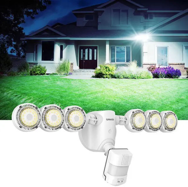 Main image of Motion Sensor Outdoor Lights 7000LM Security Lights 55W Super Bright LED, 5000K Dusk to Dawn Flood Light, 4 Modes,320° Wide Angle,Yard, Patio, Garage, Doorways Wired Not Solar