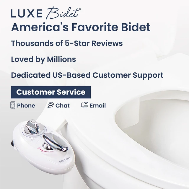 Alt view image 7 of 7 - NEO 320 - Warm Water Bidet Attachment for Toilet Seat, White Non-Electric, Warm Water, Dual Nozzle, Self-Cleaning, Adjustable Water Pressure, Rear & Feminine Wash