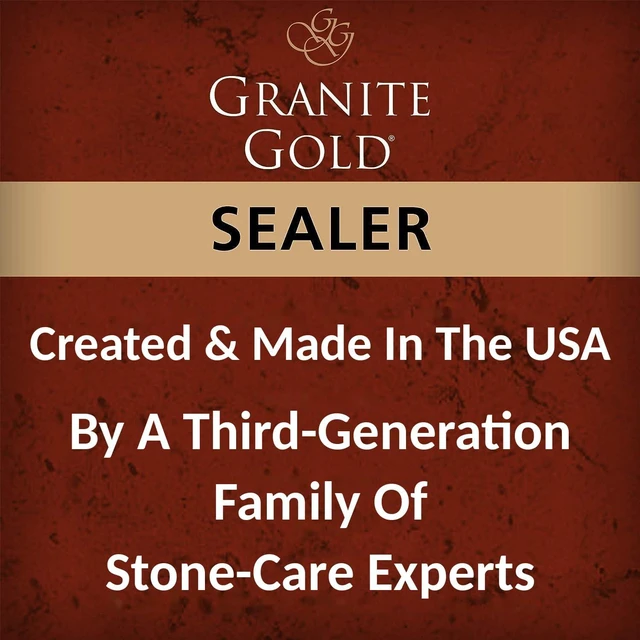 Alt view image 4 of 7 - Sealer for Natural Stone, 24 oz Spray & 64 oz Refill Water-Based Sealant Repels Stains & Etching on, Marble and Travertine - Food-Prep Area Safe - Made in the USA